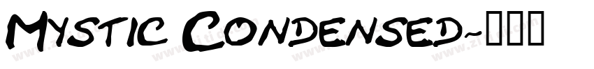 Mystic Condensed字体转换